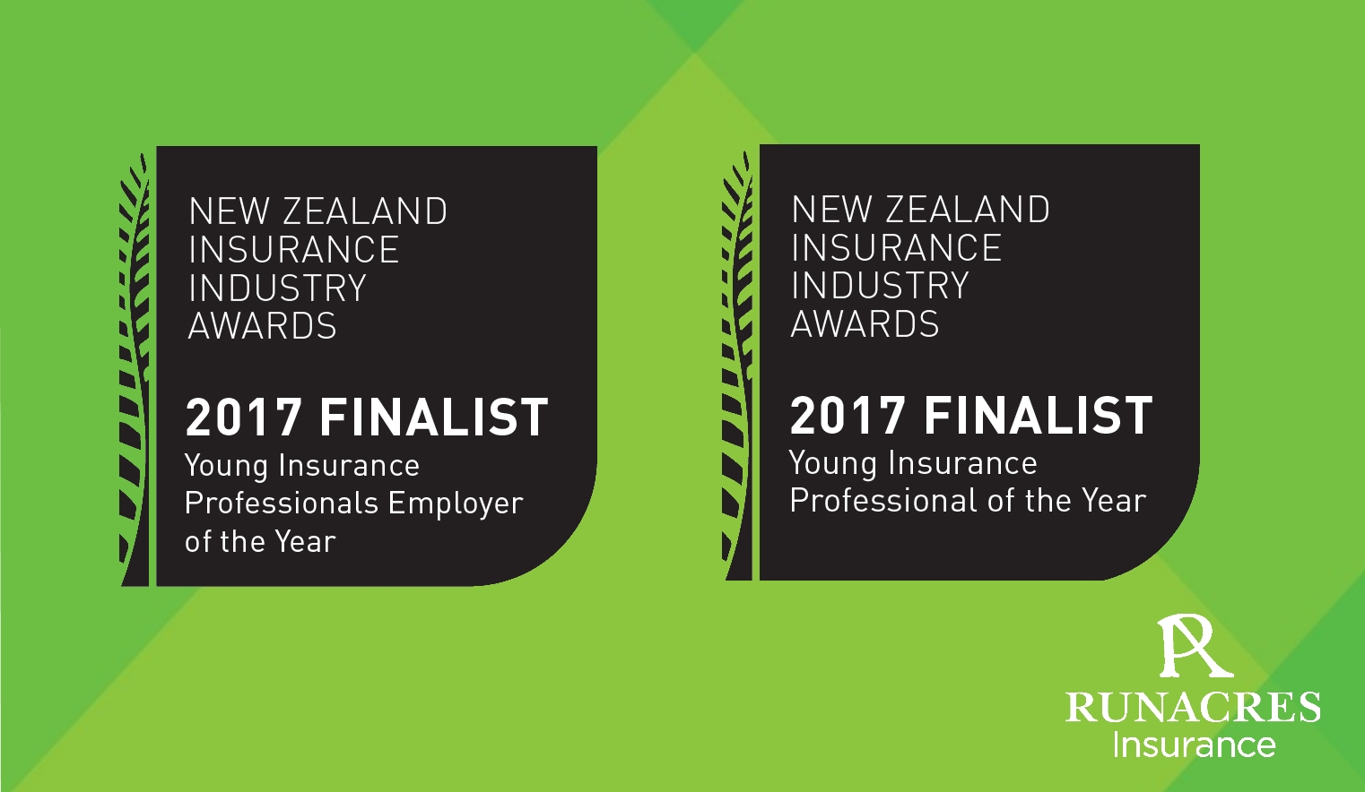 Runacres Insurance finalists in NZ Insurance Industry Awards